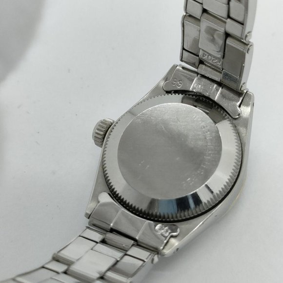 ROLEX Oyster Perpetual Date 24mm Women's Watch Stainless Steel Silve - Picture 14 of 15